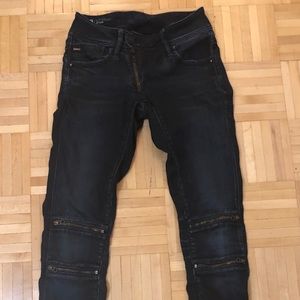 G Star Raw Dark Wash Denim Jeans